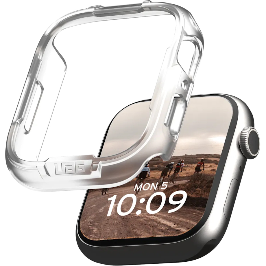 Etui pancerne Urban Armor Gear Scout dla Apple Watch 7 / 8 / 9 45mm, przezroczyste